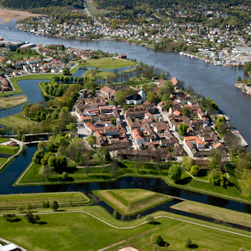 Old fortress town in Fredrikstad