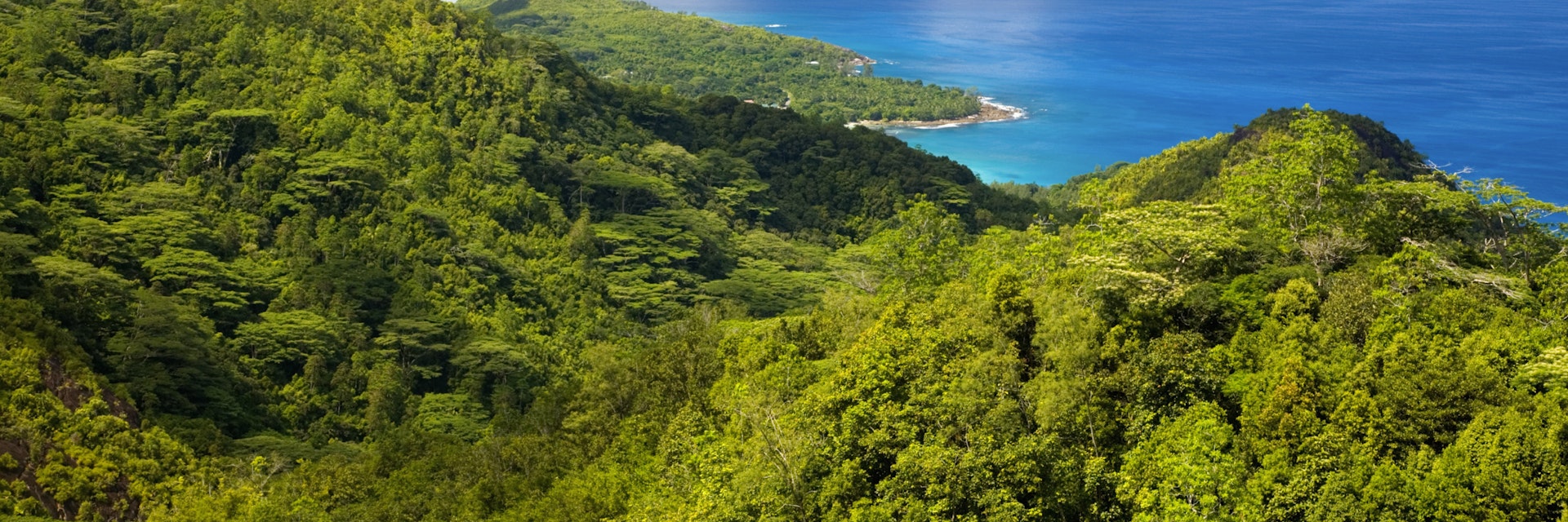 View south from the Mission, Mahe, Seychelles