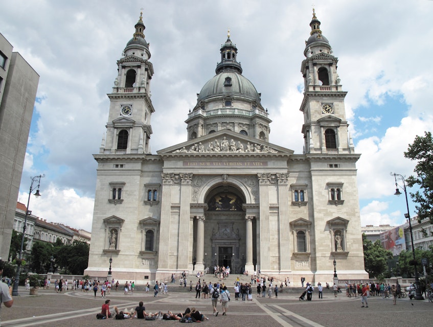 St. Stephens basilica in Budapest Hungary
