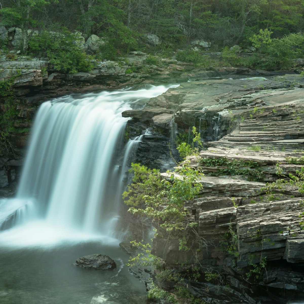 Little Canyon Rive National Preserve Waterfall in Mentone, Alabama