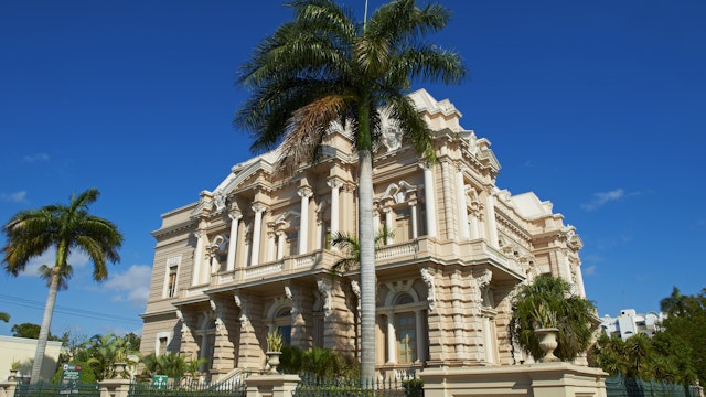 Regional Museum of Anthropology, housed in a 19th century building, Paseo de Montejo, Merida, Yucatan State, Mexico, North America