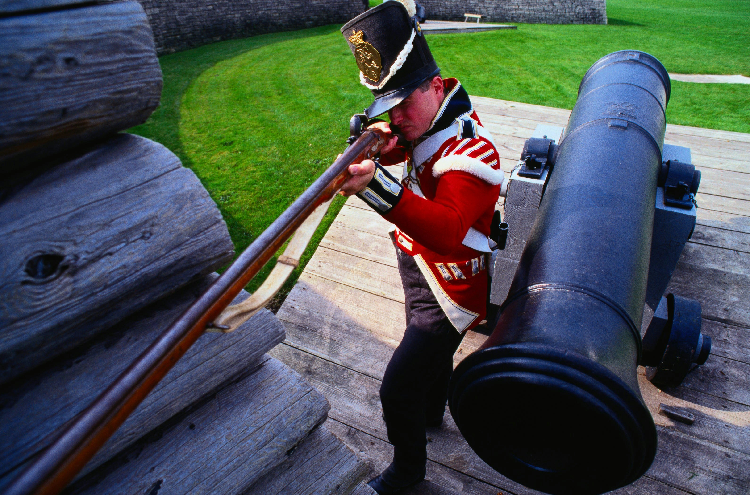 Red Coat, historical re-enactment - Toronto, Ontario
