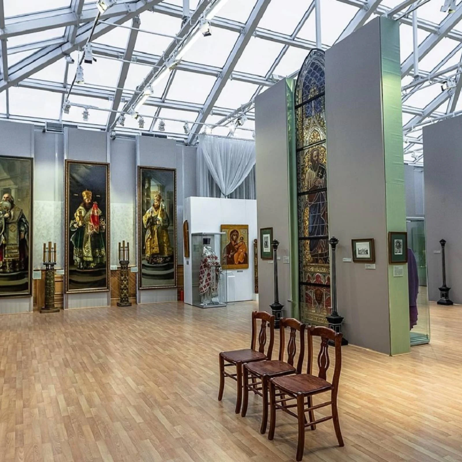 The permanent exhibition at the Museum of the History of Religion in St Petersburg.