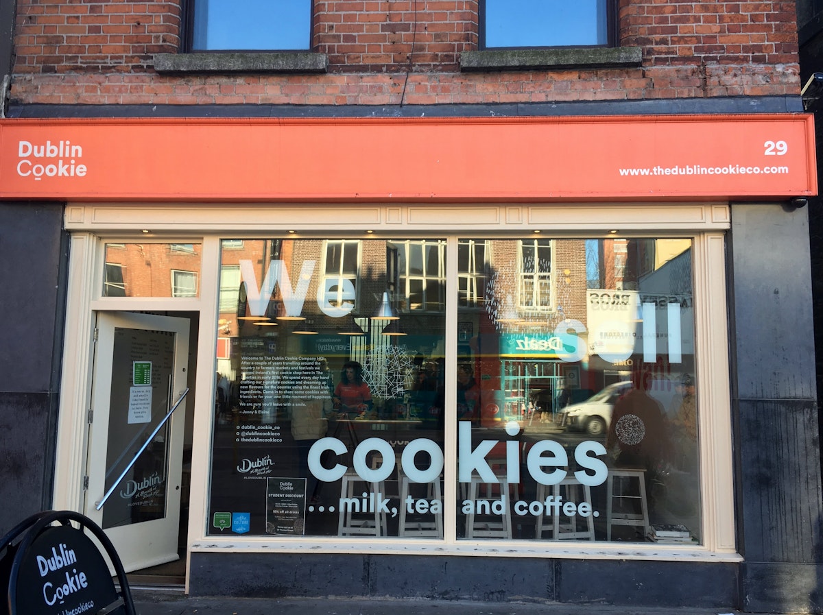 The exterior for Dublin Cookie Company