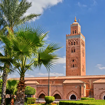 Koutoubia Mosque in the southwest medina quarter of Marrakesh, Morocco; Shutterstock ID 533973463