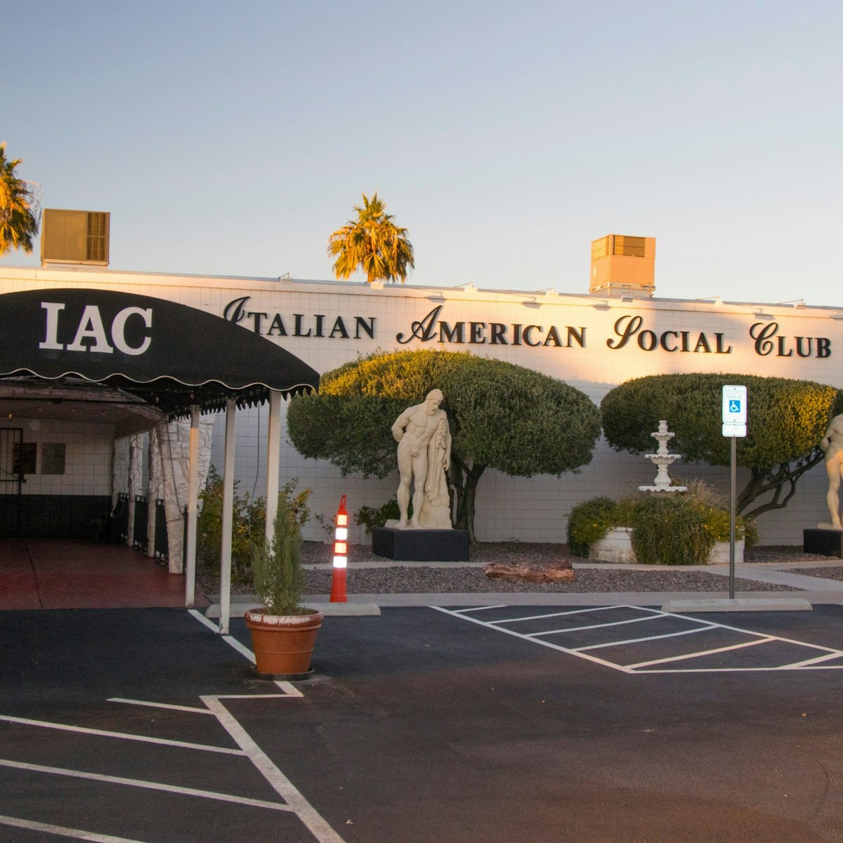 The Italian American Club features a lounge, restaurant and live music from the Rat Pack era.