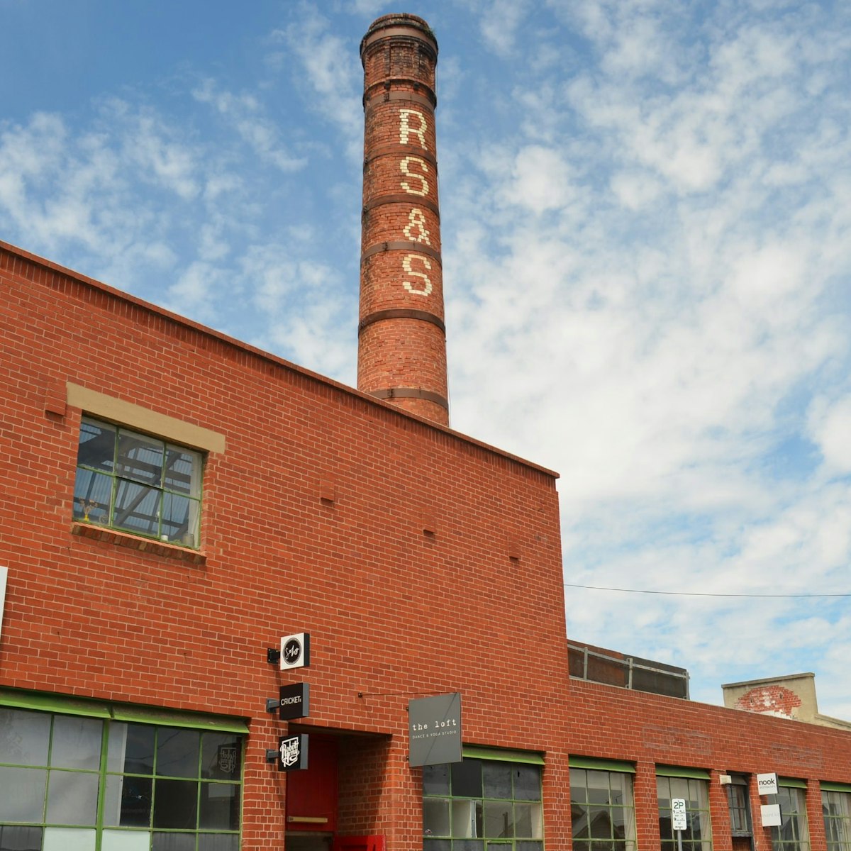 Façade of the Boom Gallery building