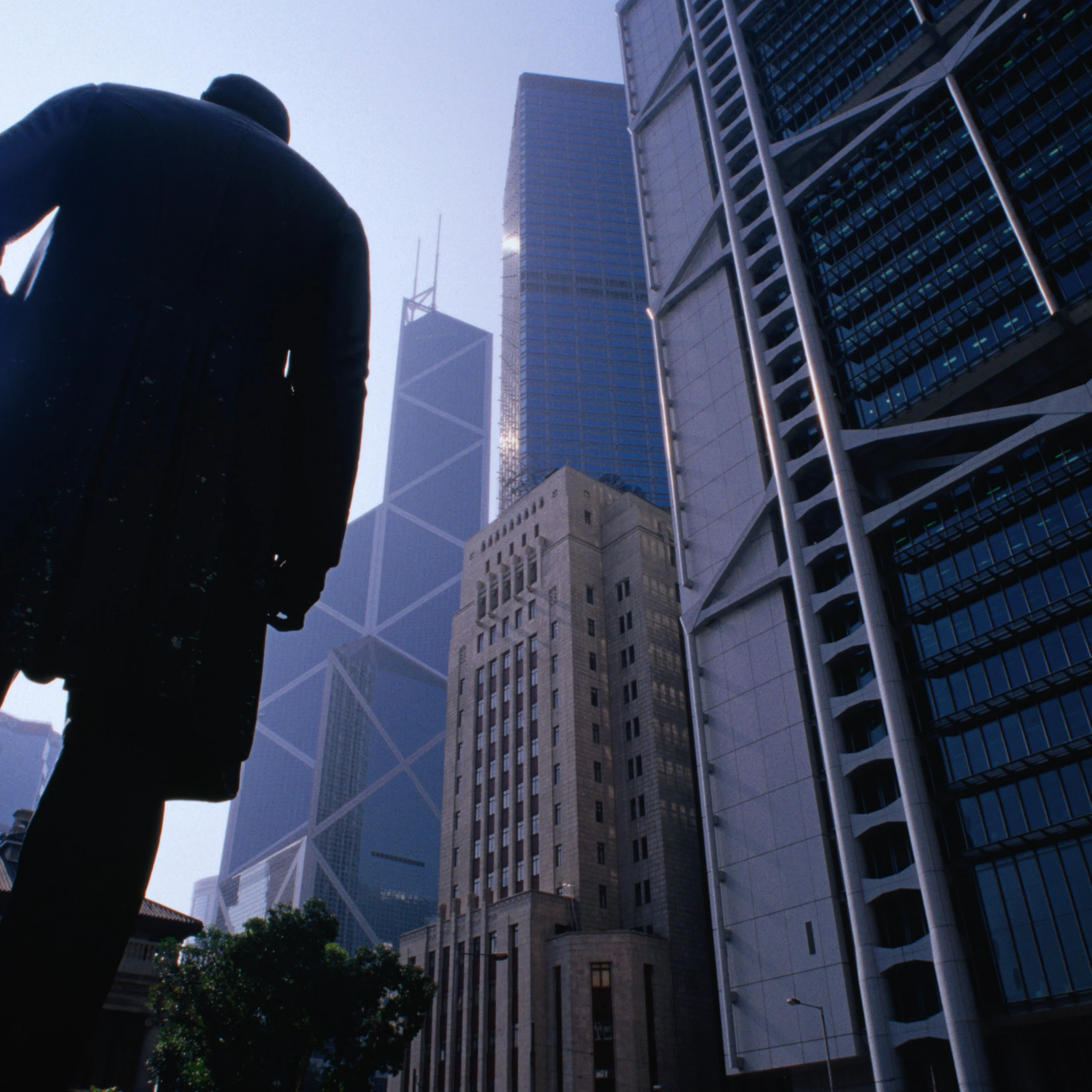 Statue of Sir Thomas Jackson (1841-1915)on Statue Square in Central.