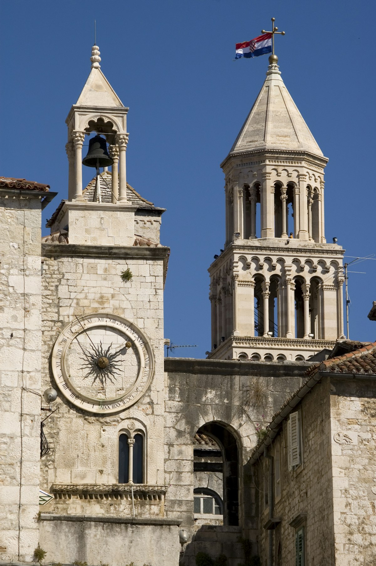 St Dominus Cathedral belfry, Diocletian's Palace .