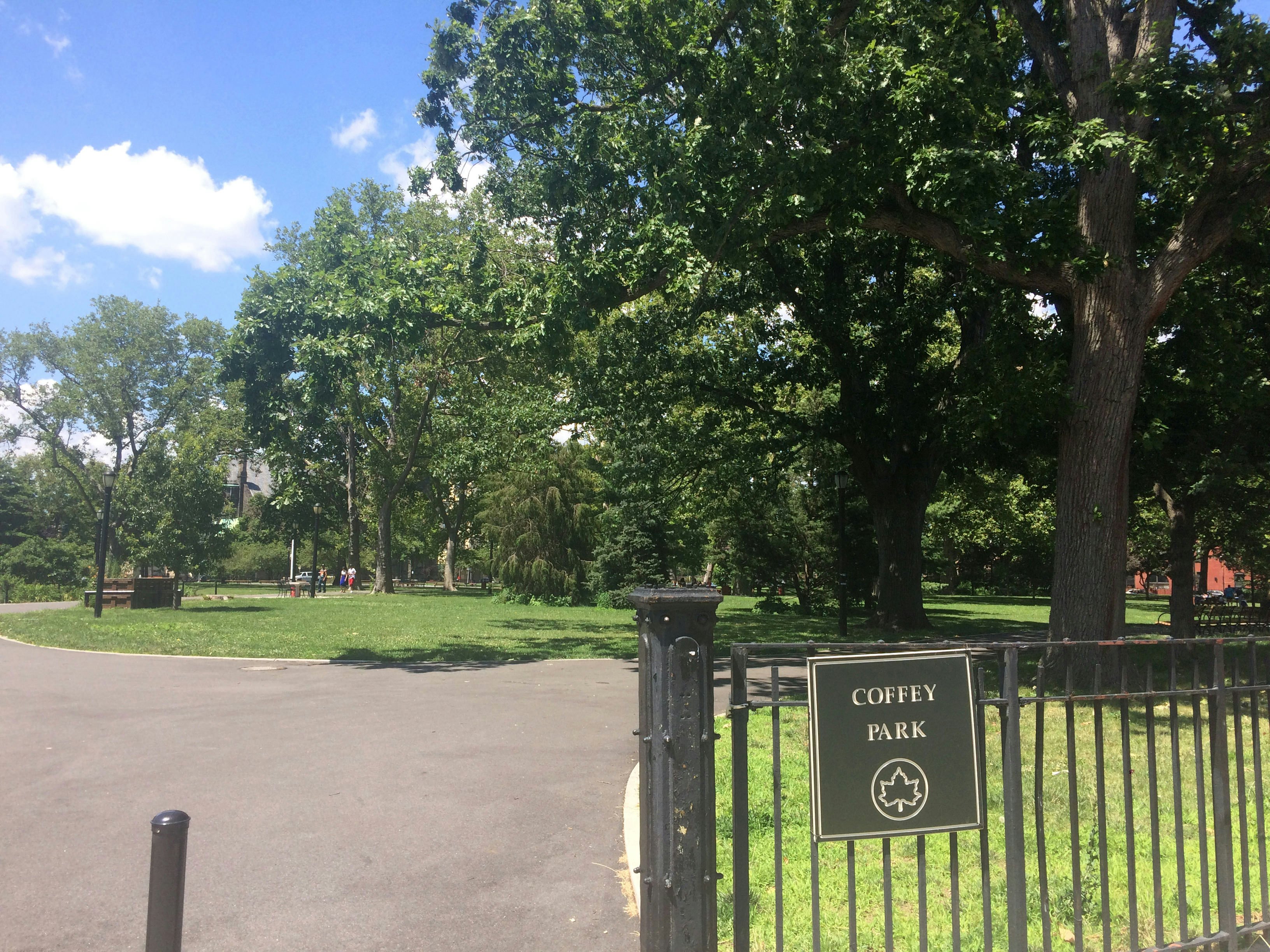 One of the entrances to Coffey Park