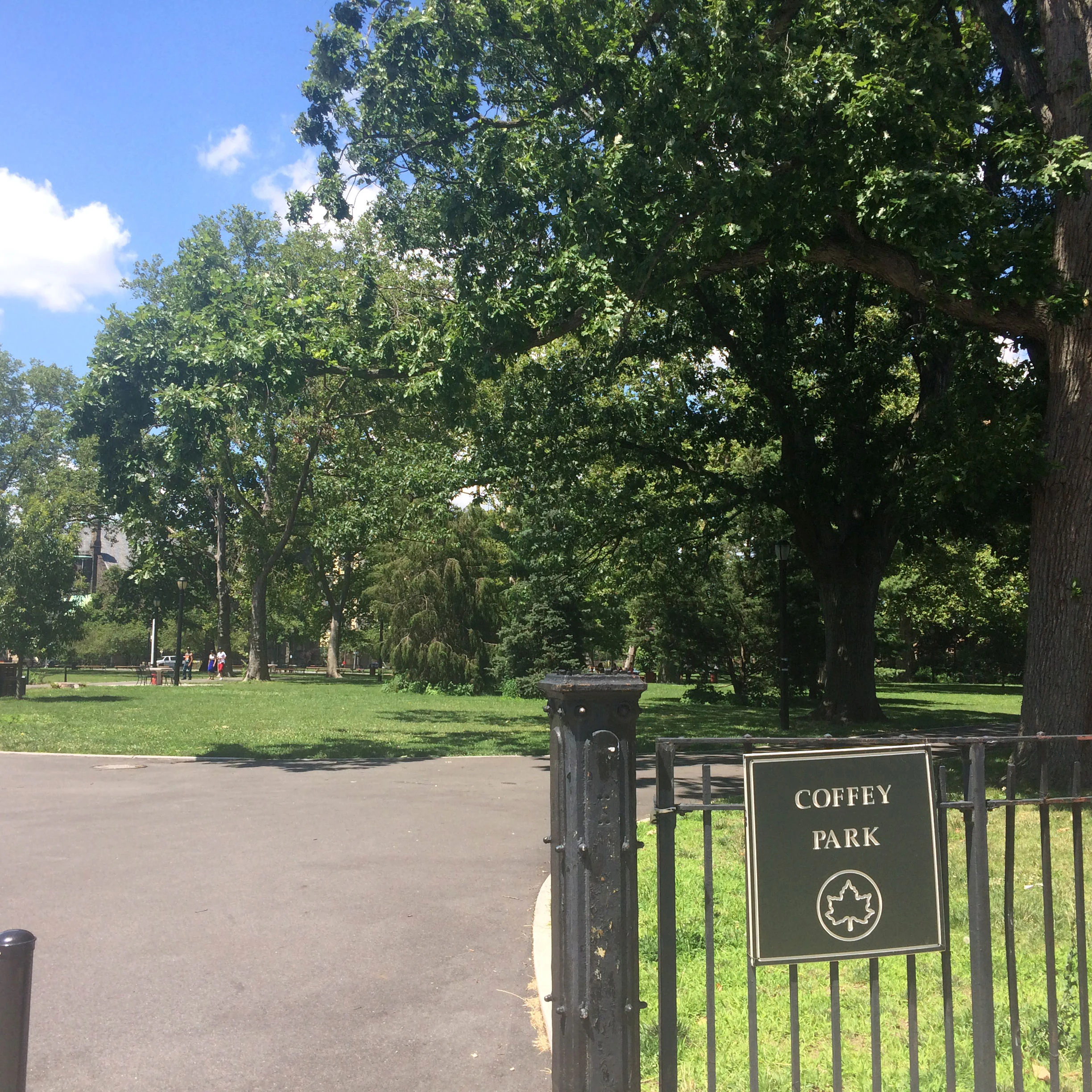 One of the entrances to Coffey Park