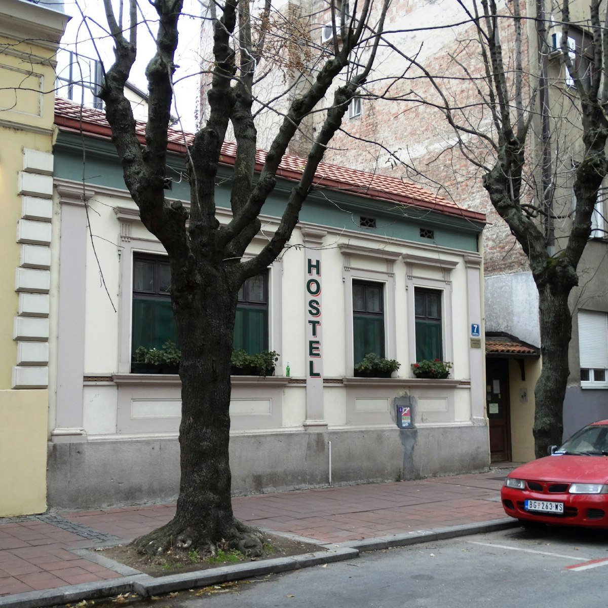 Hedonist Hostel in Dorćol neighbourhood