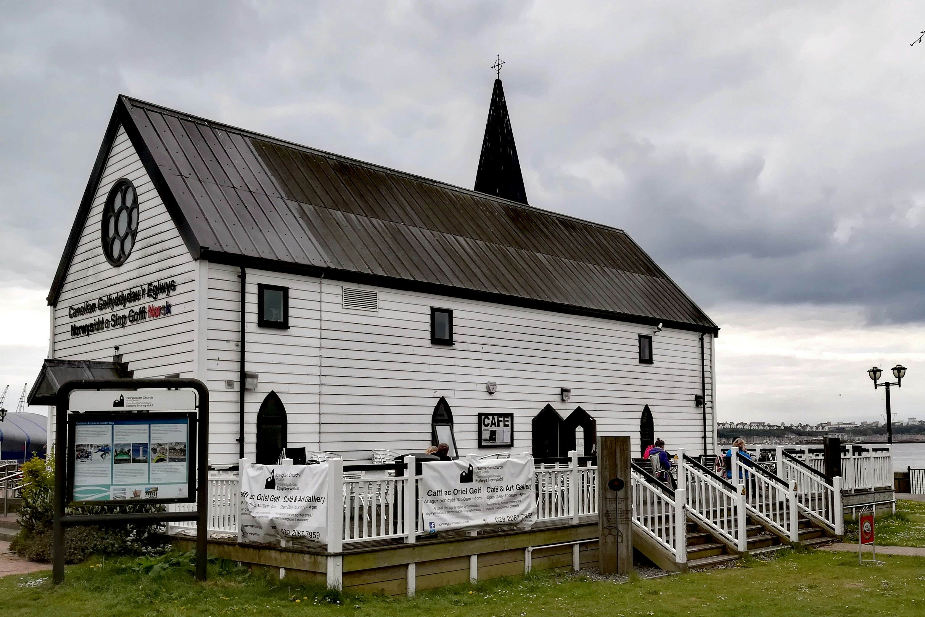 The Norwegian Church from outside