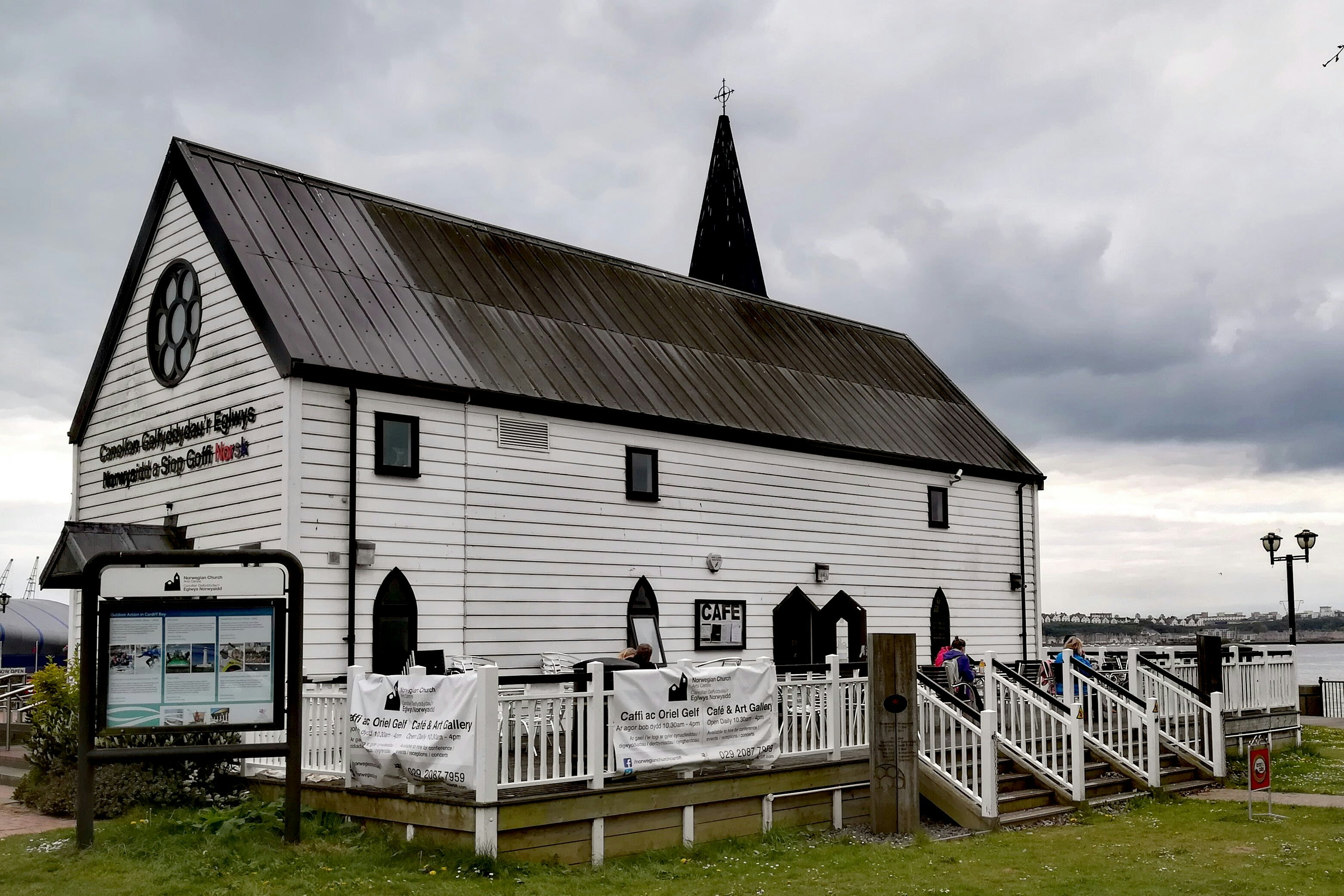 The Norwegian Church from outside