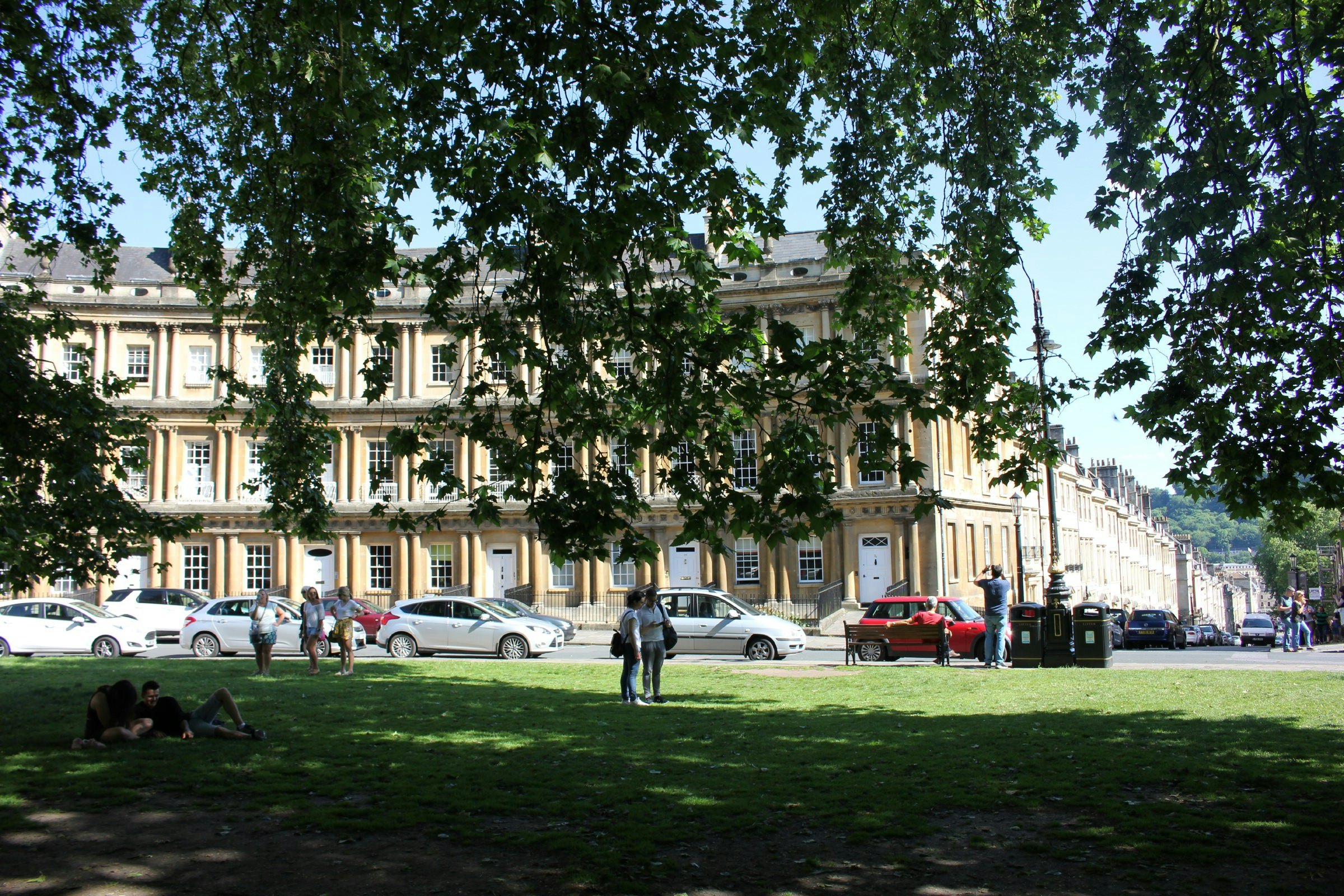 The perfect picnic spot at The Circus