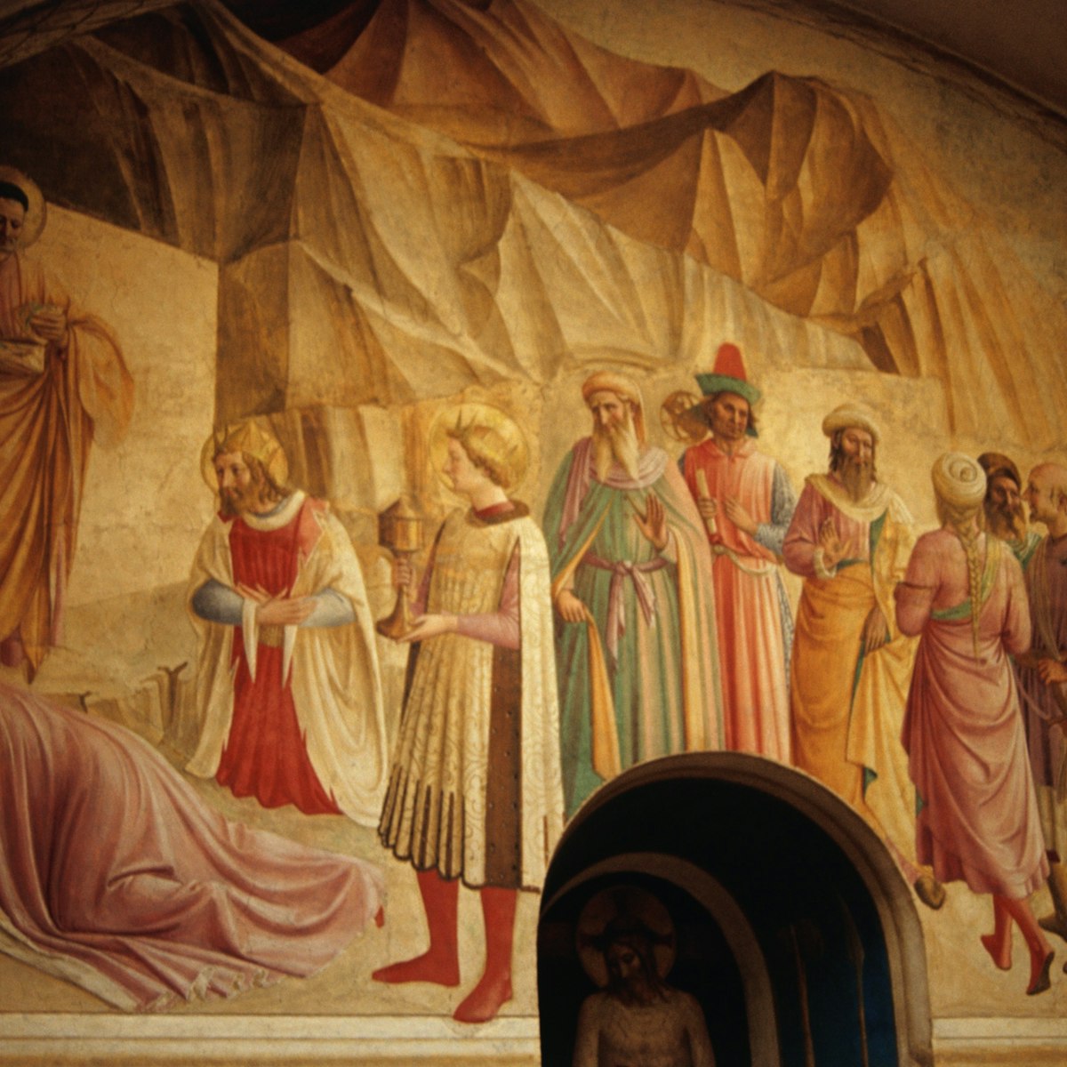 Frescoes in cloister of Museo di San Marco.