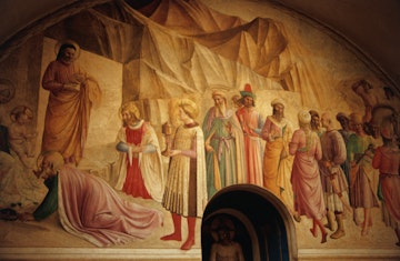 Frescoes in cloister of Museo di San Marco.