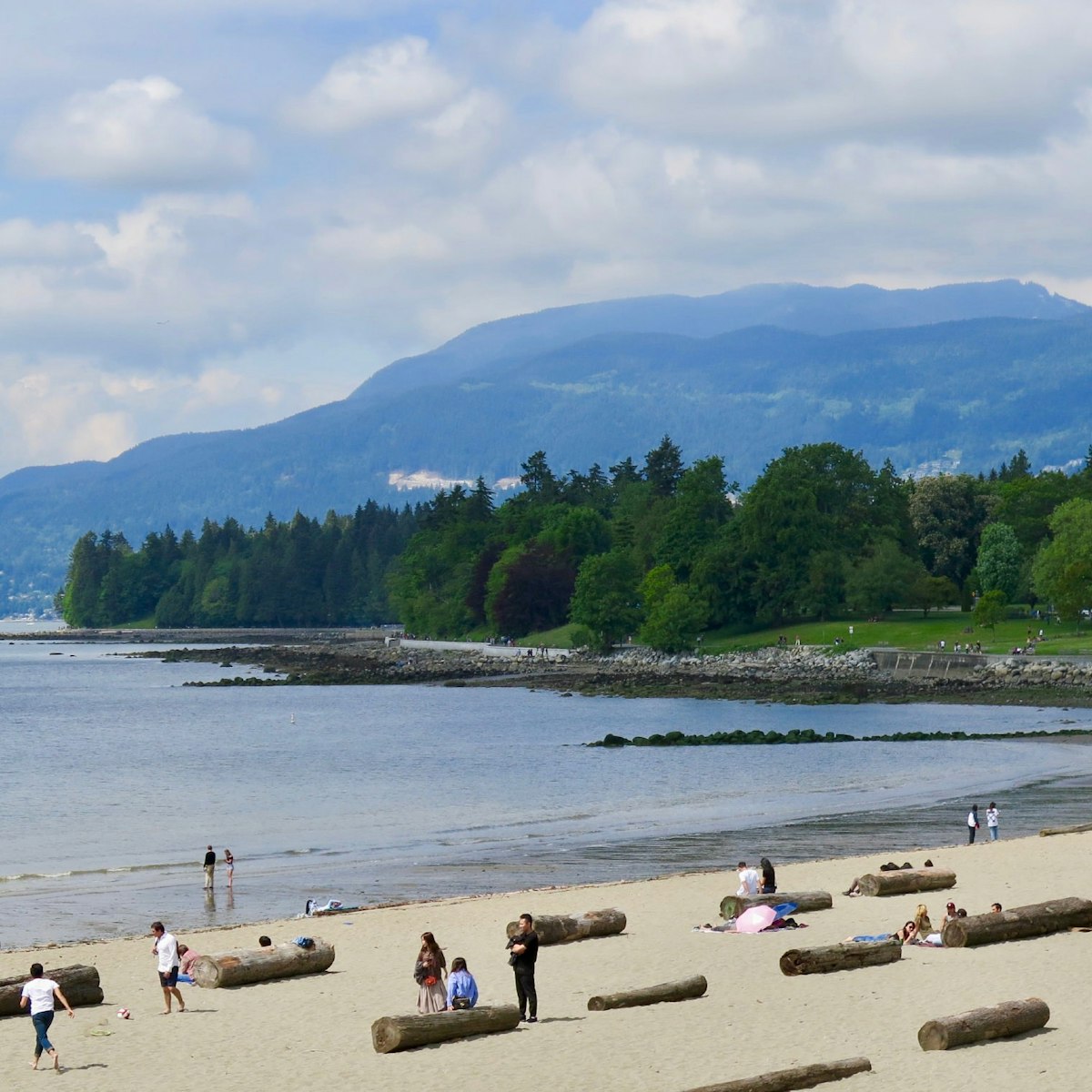 English Bay Beach in Vancouver's West End neighbourhood