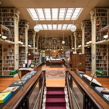 PROVIDENCE, RHODE ISLAND - JULY 24: The Athenaeum (1838) on July 24, 2015 in Providence, Rhode Island; Shutterstock ID 305923790; Your name (First / Last): Lauren Keith; GL account no.: 65050; Netsuite department name: Content Asset; Full Product or Project name including edition: Guides Project Eastern USA