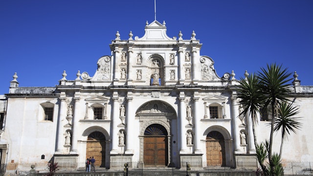 Catedral de Santiago (Santiago Cathedral), Antigua, UNESCO World Heritage Site, Guatemala, Central America