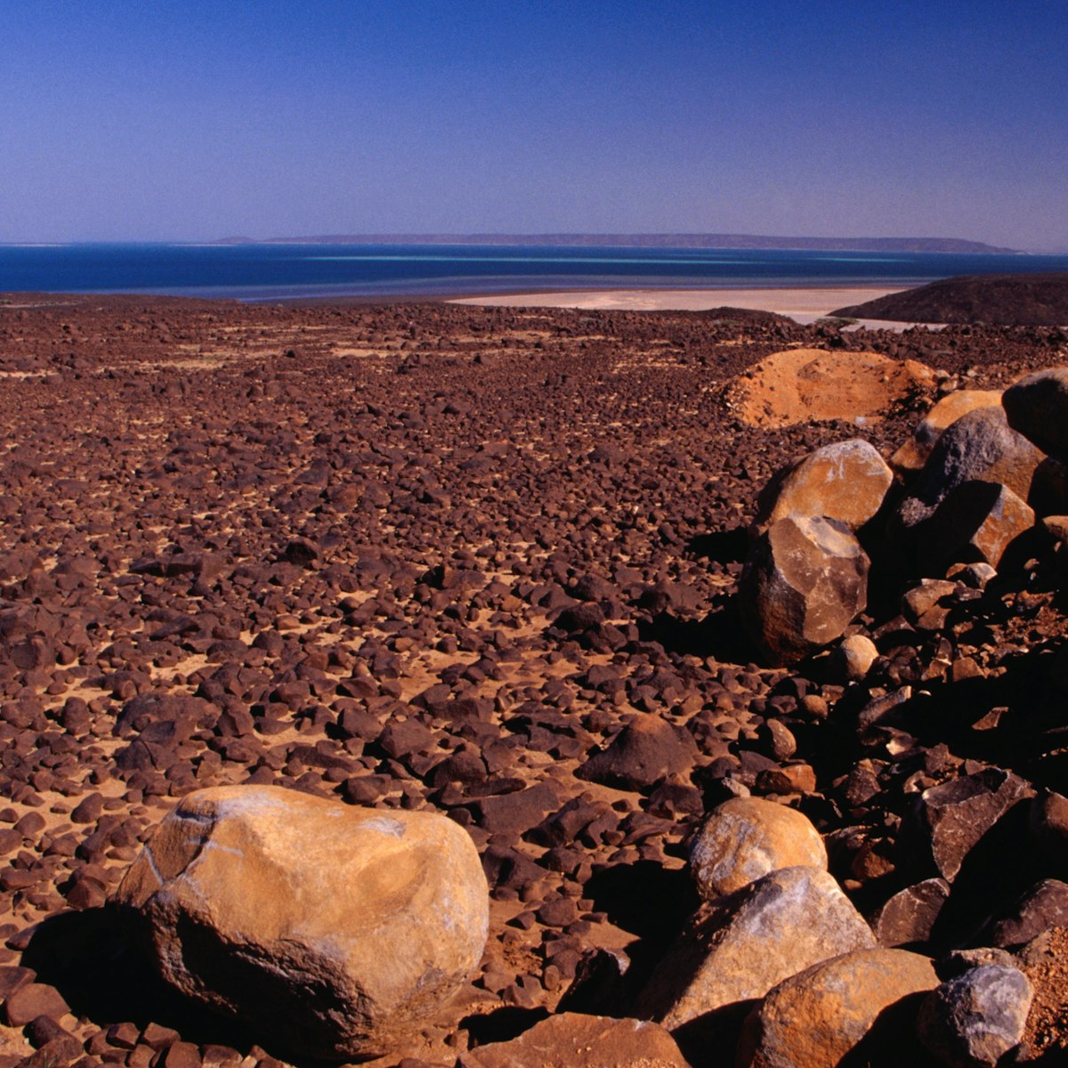 Desolate landscape of Dankalia.