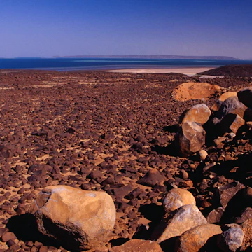 Desolate landscape of Dankalia.
