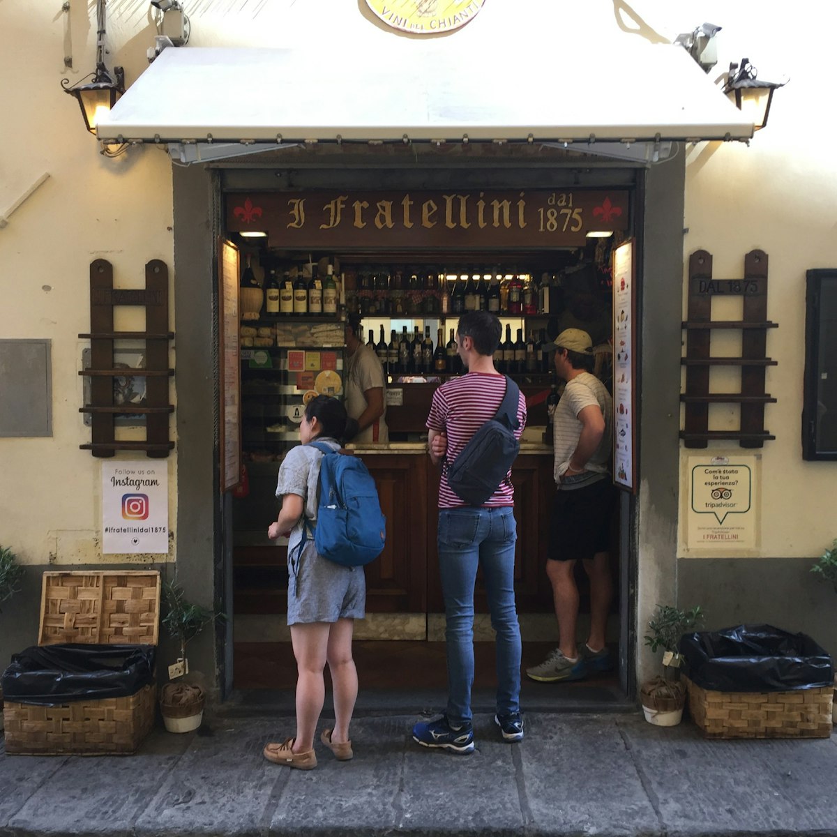I Due Fratellini panino shop in Florence