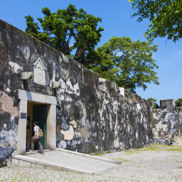 Mount Fortress gateway, Macau