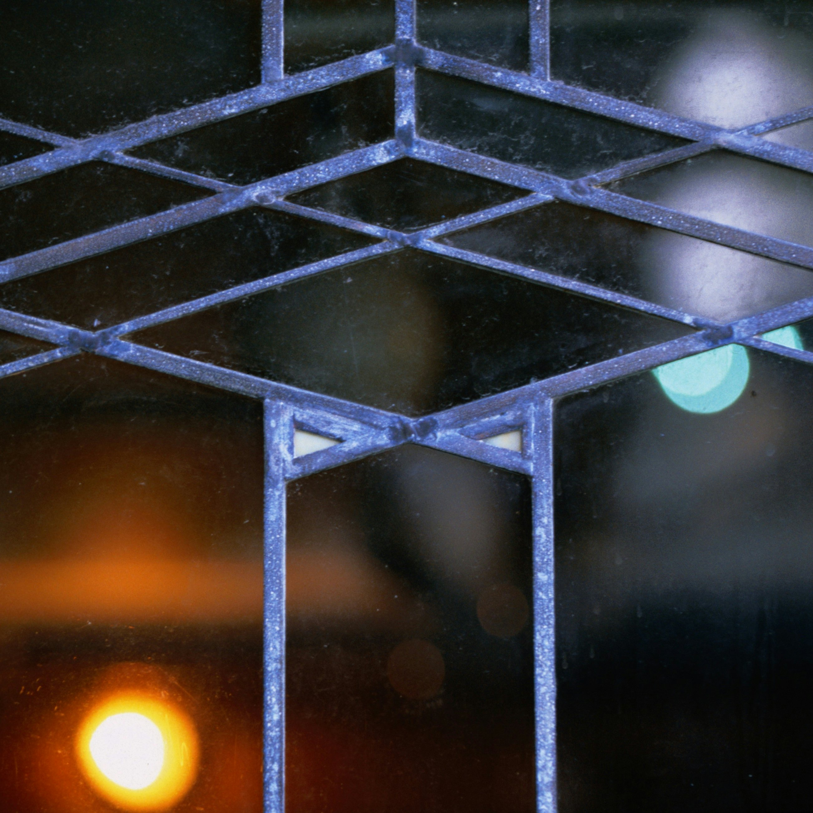 Leadlight window detail from Frank Lloyd Wright's Robie House.