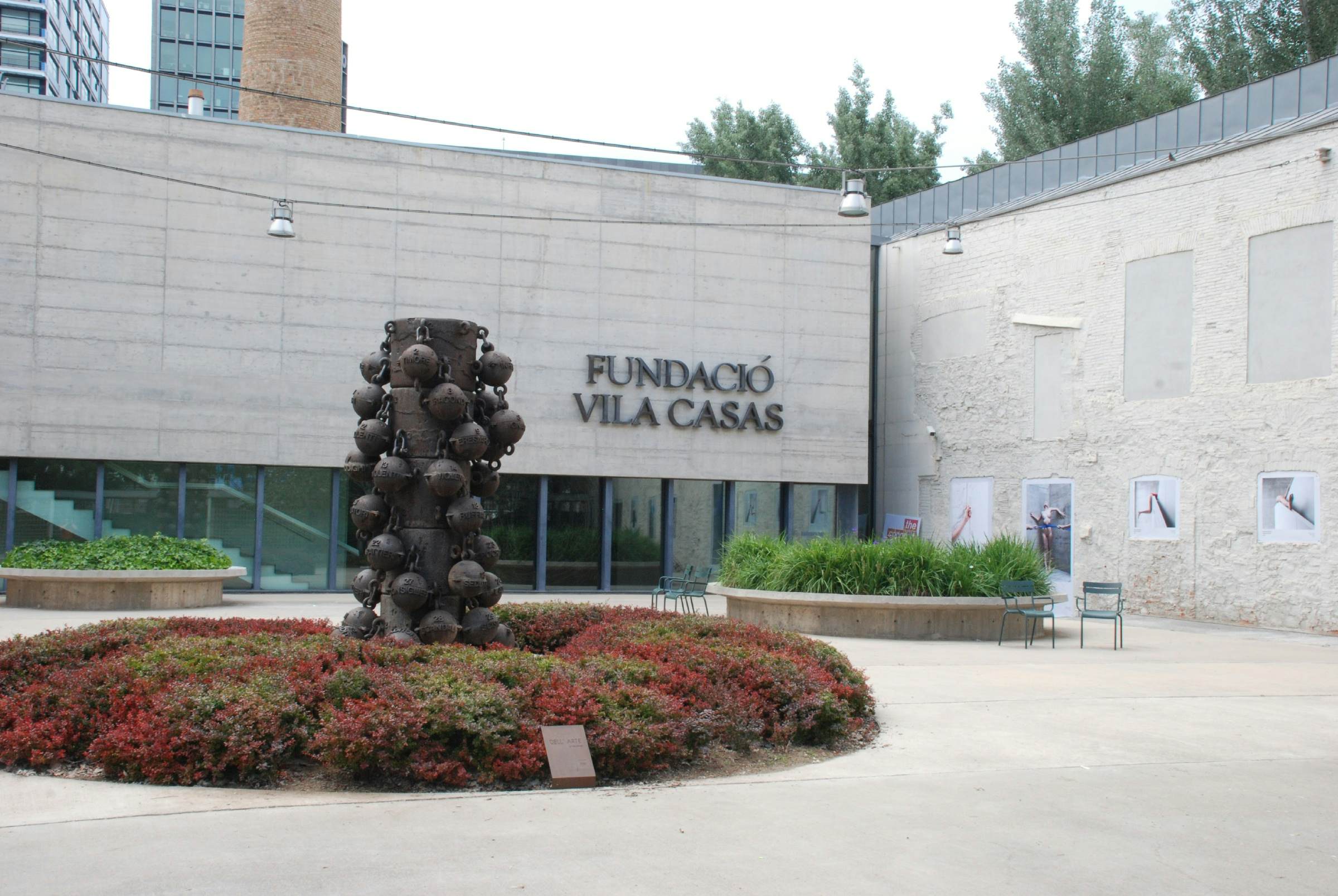 In the courtyard of Museu Can Framis