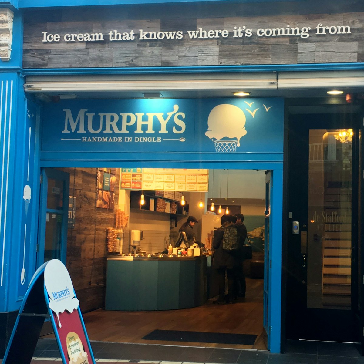 Shopfront for Murphy's Ice Cream