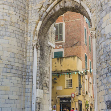 Genoa, Italy. Porta Soprana.