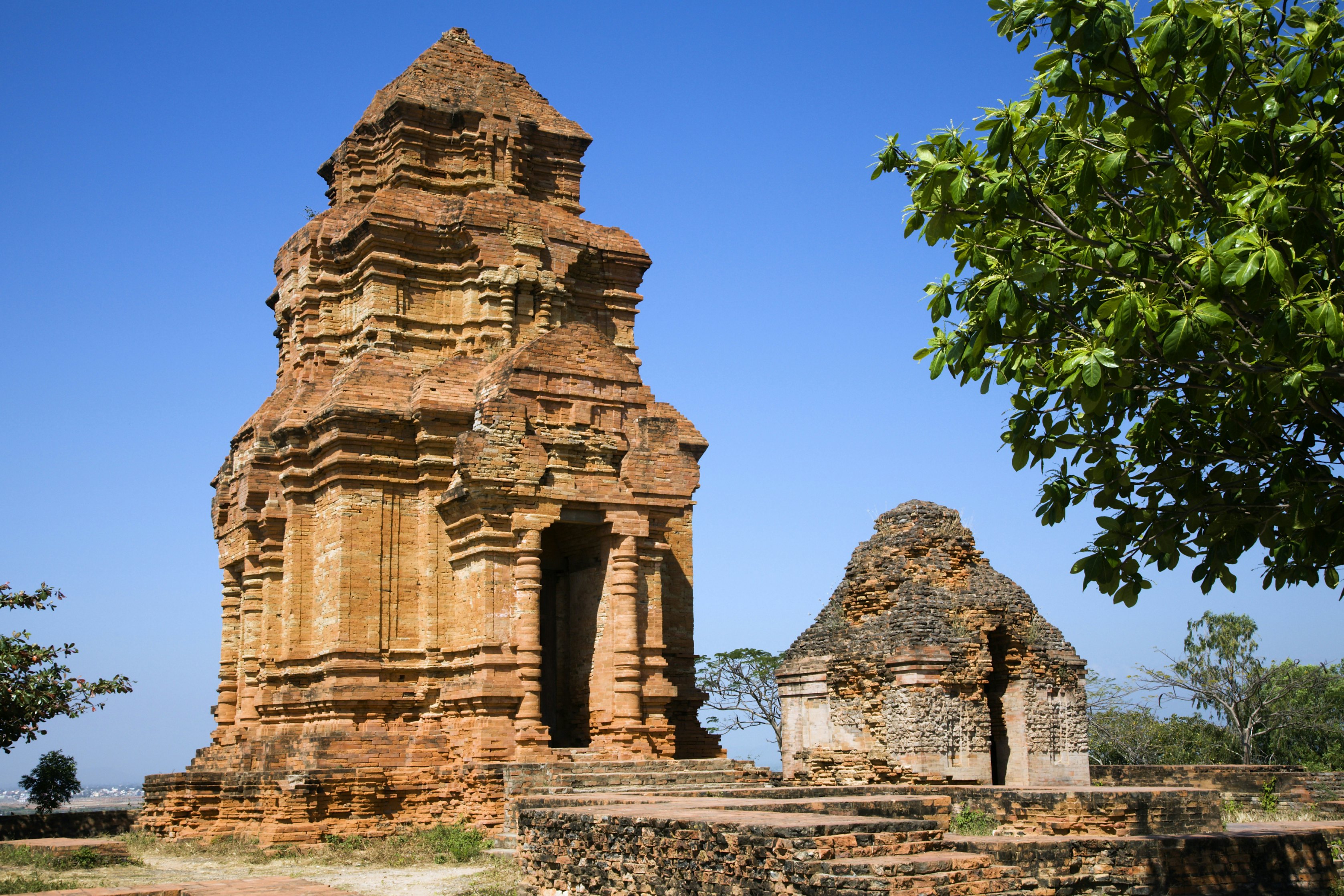 Po Shanu Cham Towers on hill north of Phan Thiet town.