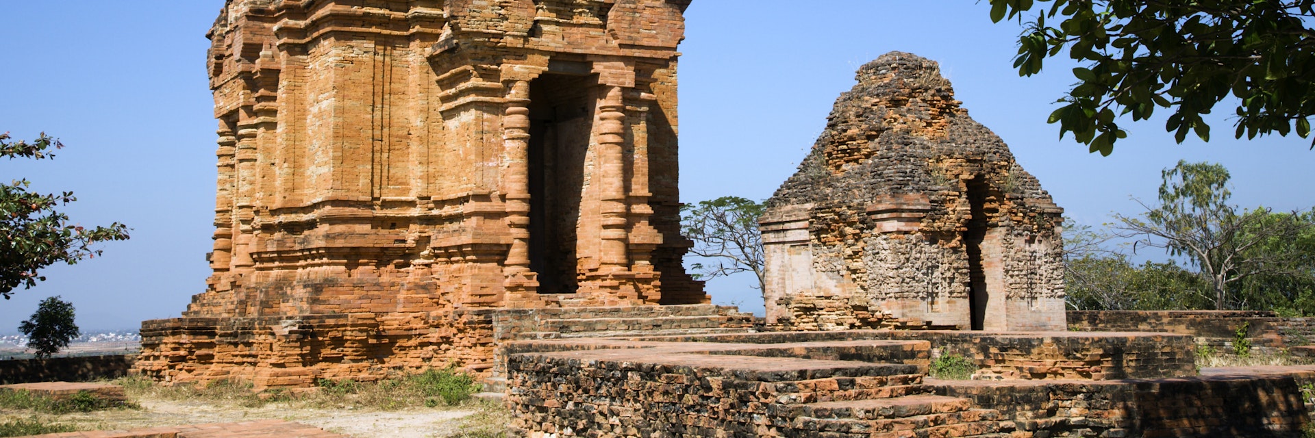 Po Shanu Cham Towers on hill north of Phan Thiet town.