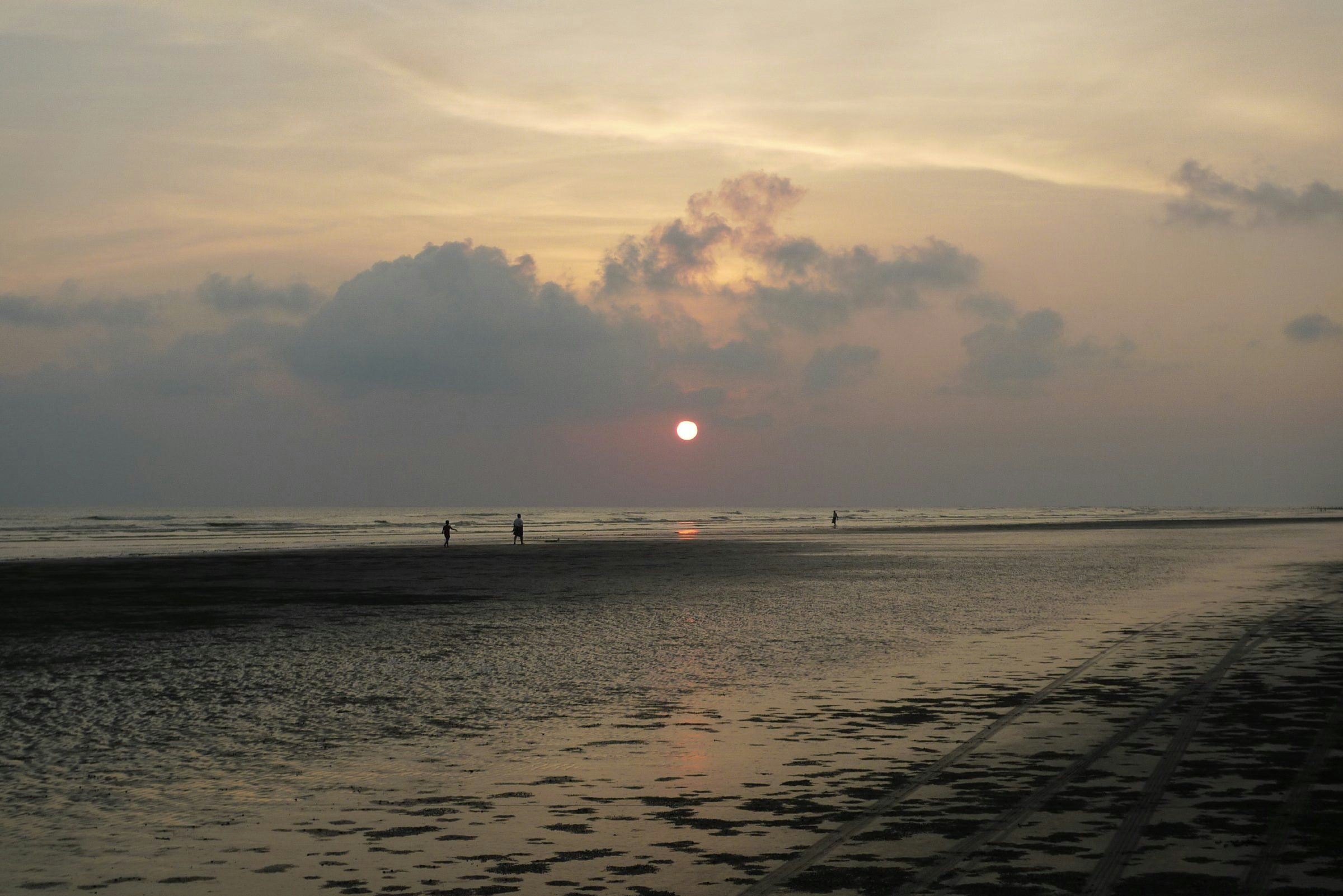 Sunset over Sittwe Beach