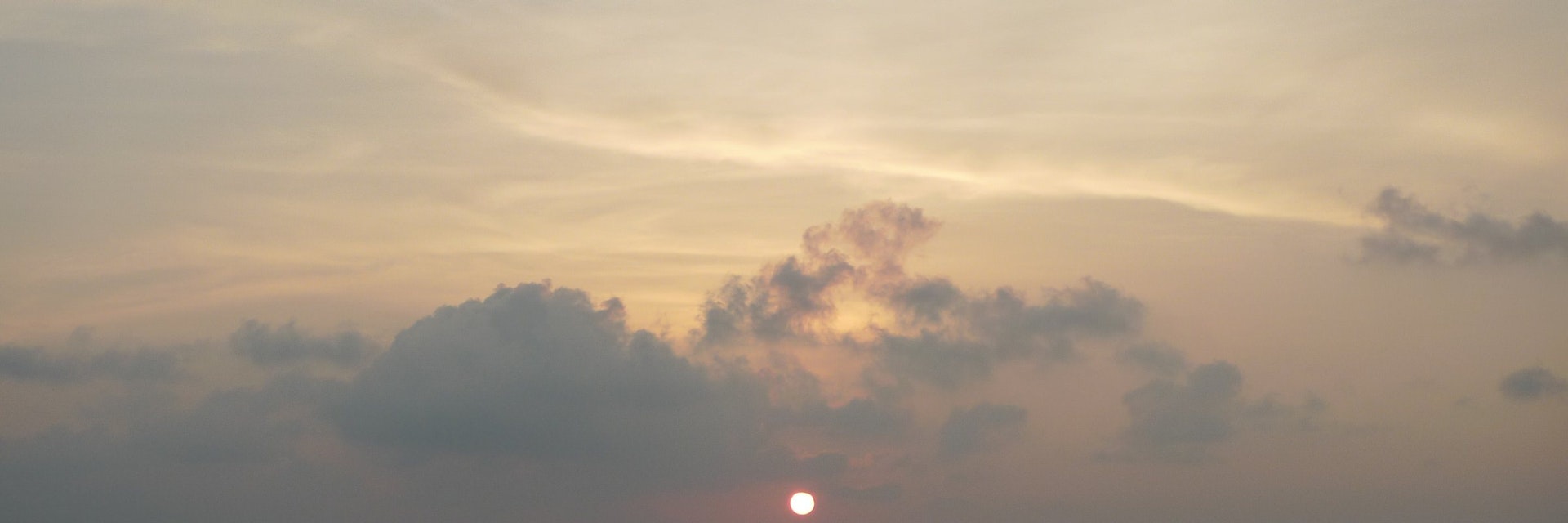 Sunset over Sittwe Beach