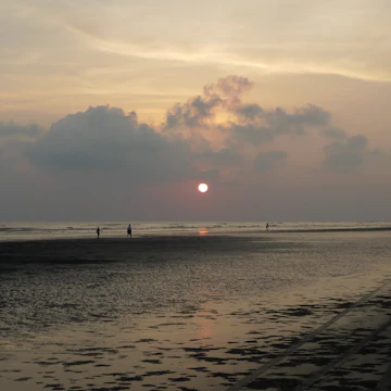 Sunset over Sittwe Beach