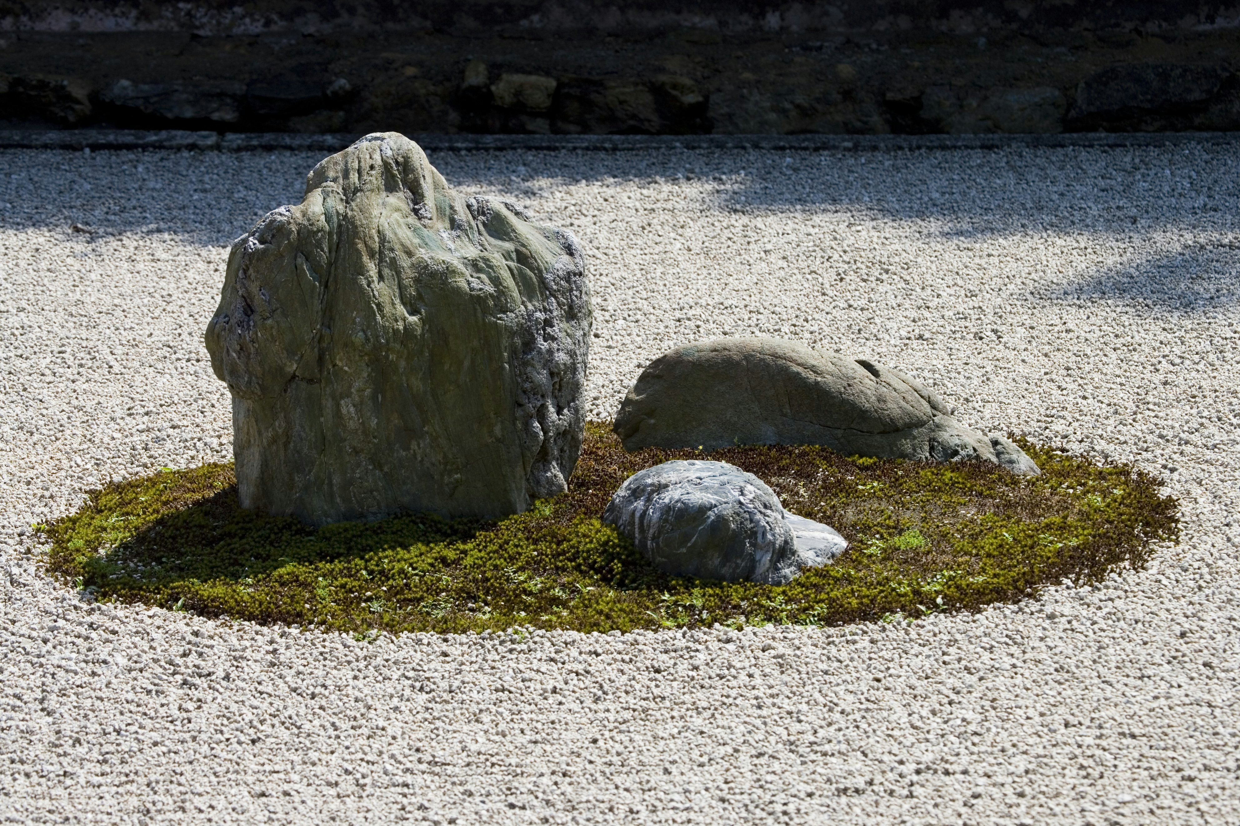 Ryoan-ji rock garden.
