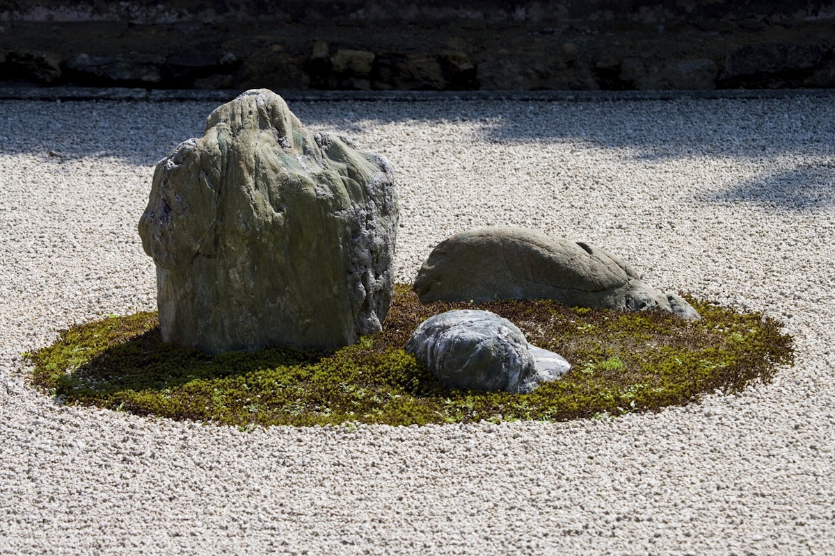 Ryoan-ji rock garden.