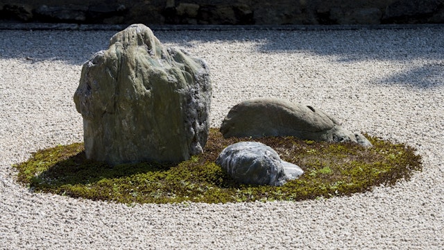 Ryoan-ji rock garden.