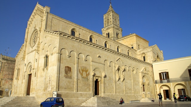 The main cathedral of the Italian city of Matera