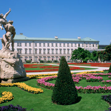 Mirabell Gardens and Schloss Mirabell, Salzburg, Austria, Europe