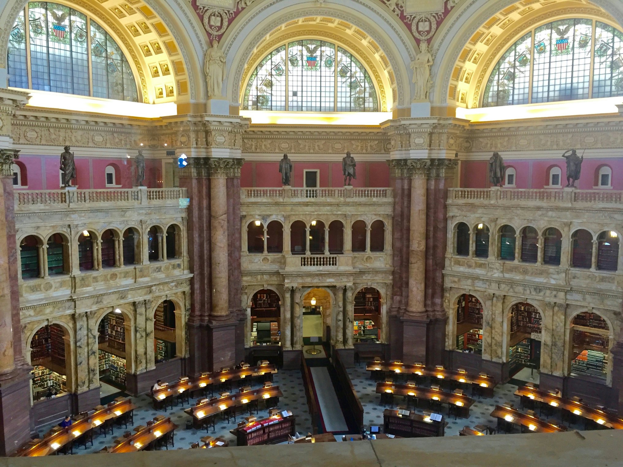 Main Reading Room, Library of Congress