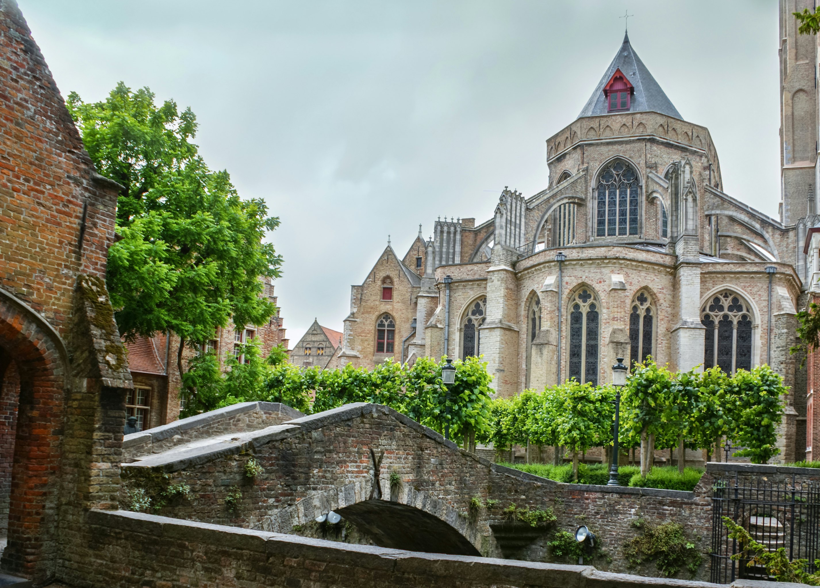 BRUGES, BELGIUM - MAY 25: The Church of Our Lady is a gothic style church was built in XII - XIII century on May 25, 2011 in Bruges.; Shutterstock ID 148605974; Your name (First / Last): Josh Vogel; GL account no.: 56530; Netsuite department name: Online Design; Full Product or Project name including edition: Digital Content/Sights