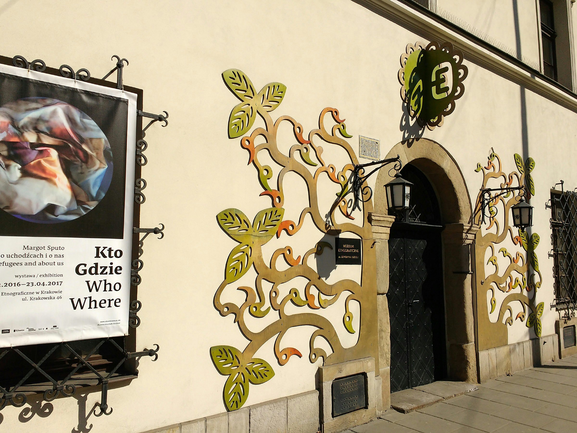 The ornate frontage of Kraków's Ethnographic Museum