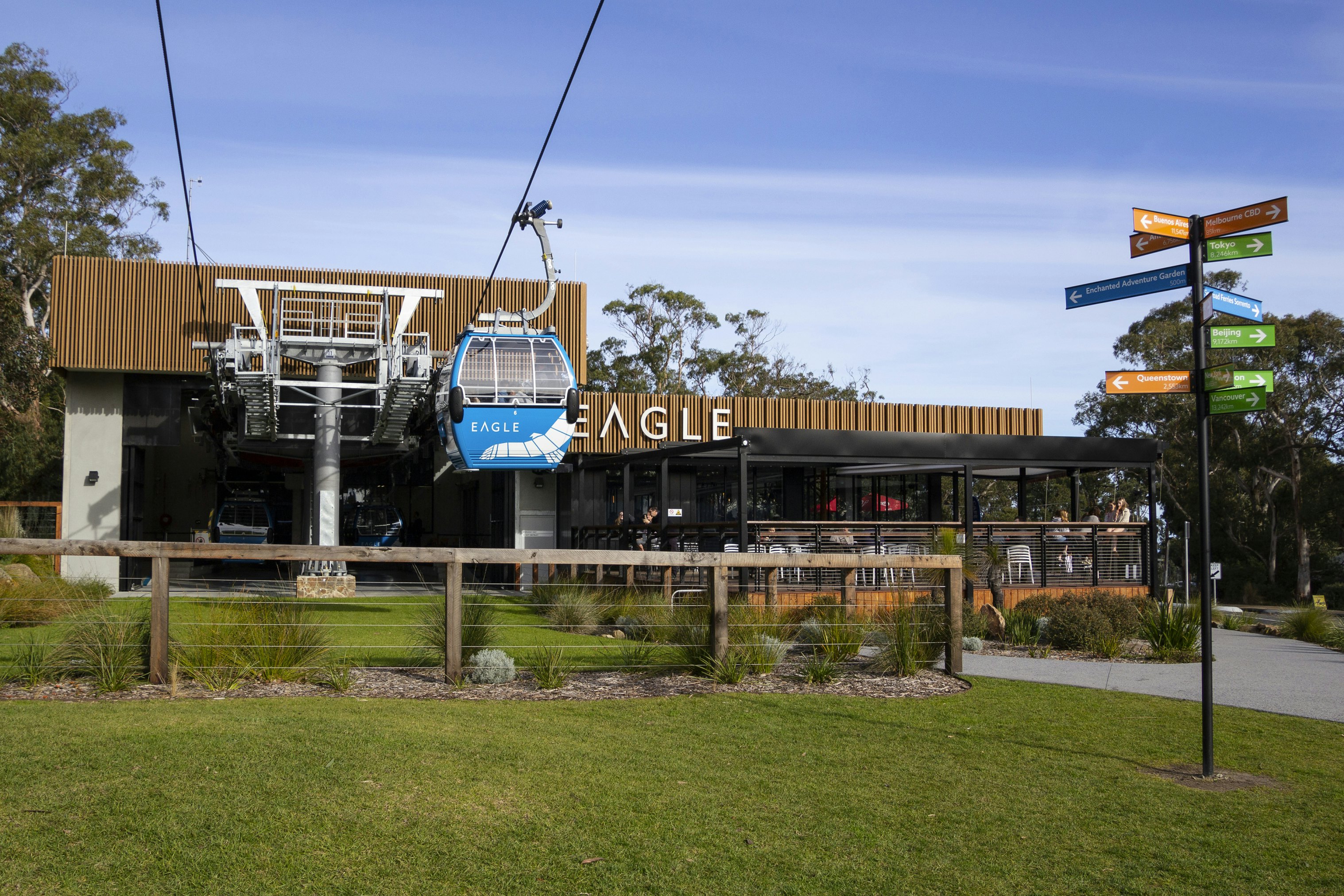 Australia, Mornington Peninsula - Jul 2018 - The Arthurs Seat Eagle gondola ride and cafe on the Mornington Peninsula