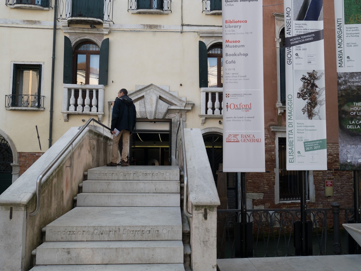 The impressive entrance to the Querini Stampalia museum complex