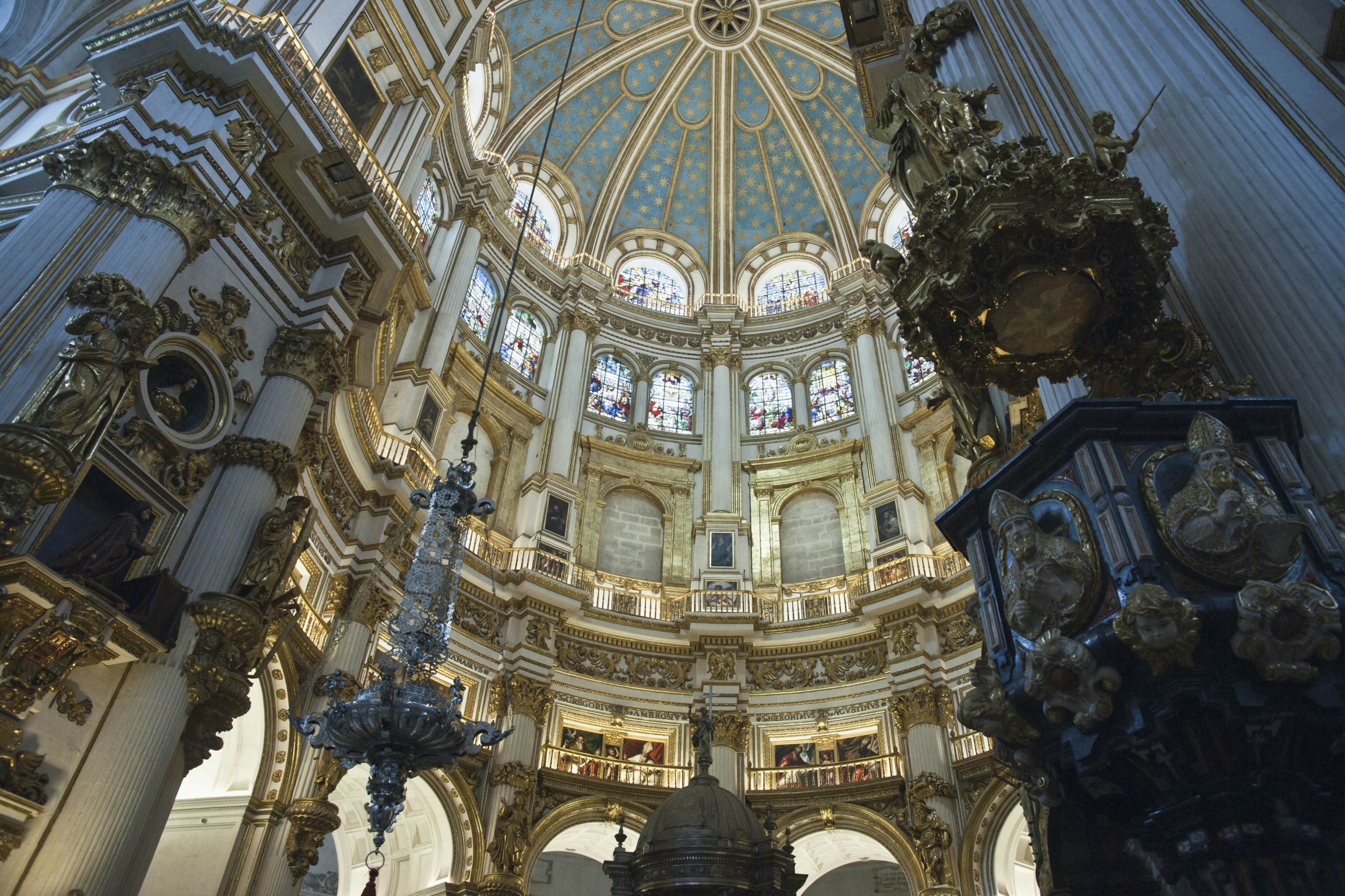 Dome Inside Granada Cathedral