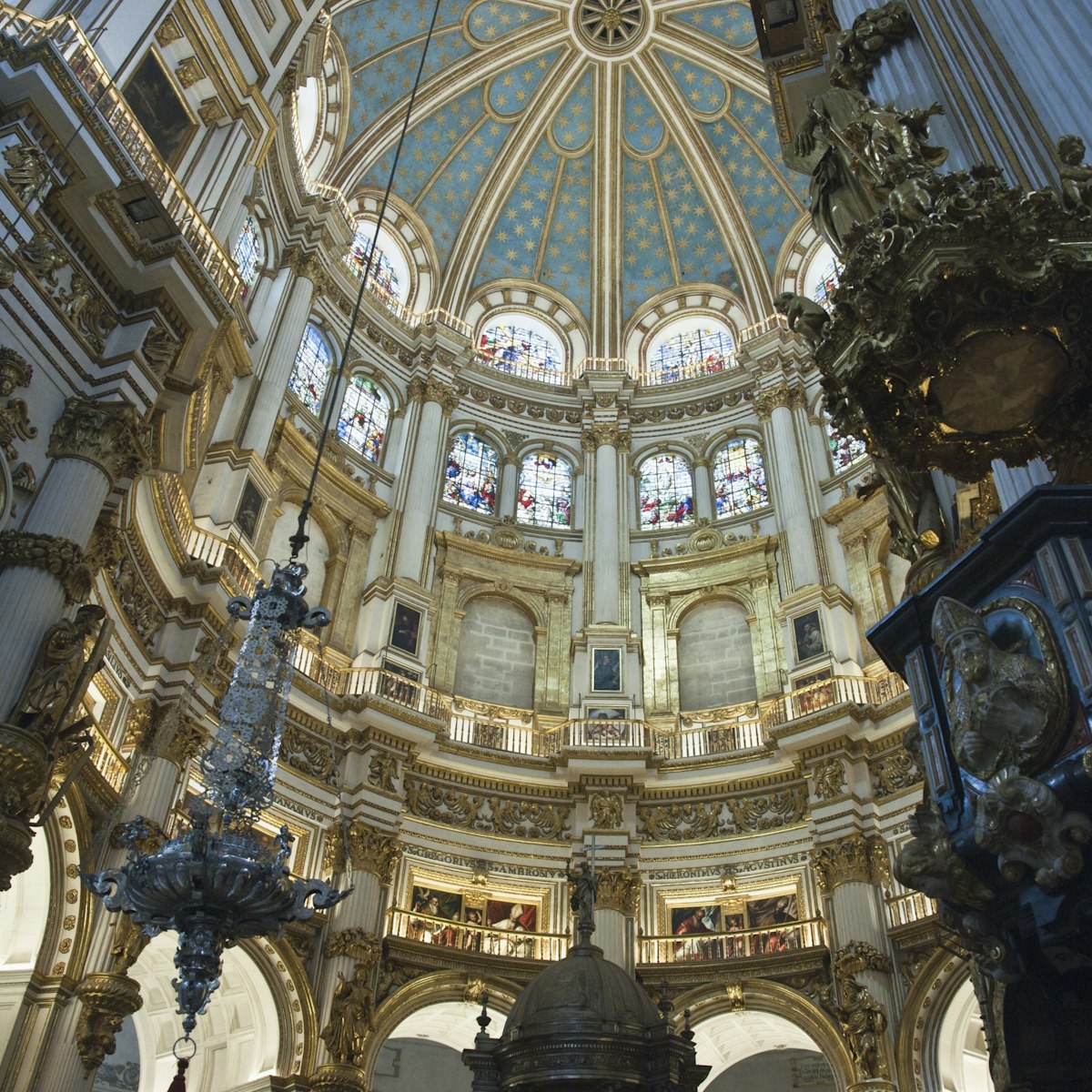Dome Inside Granada Cathedral