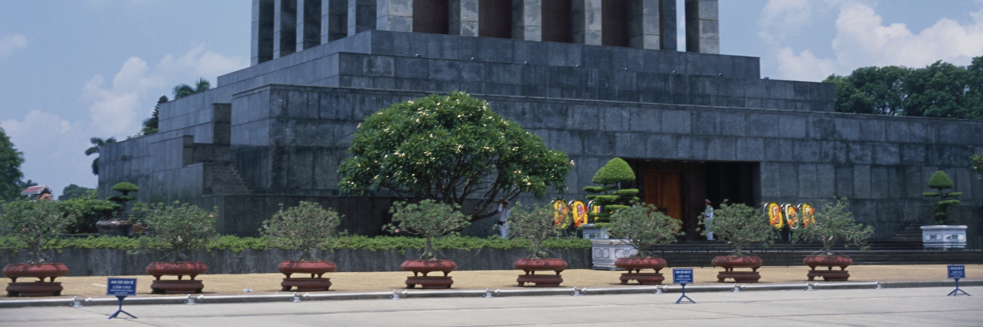 Vietnam, Hanoi, Ba Dinh Square, Ho Chi Minh Mausoleum, exterior of monumental building on dais